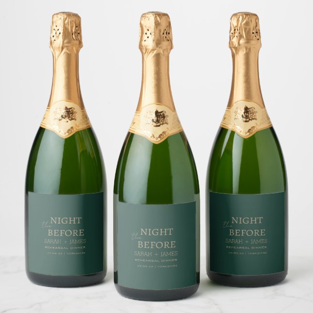 Emerald Green Elegante The Night Before Wedding (Flaschen)