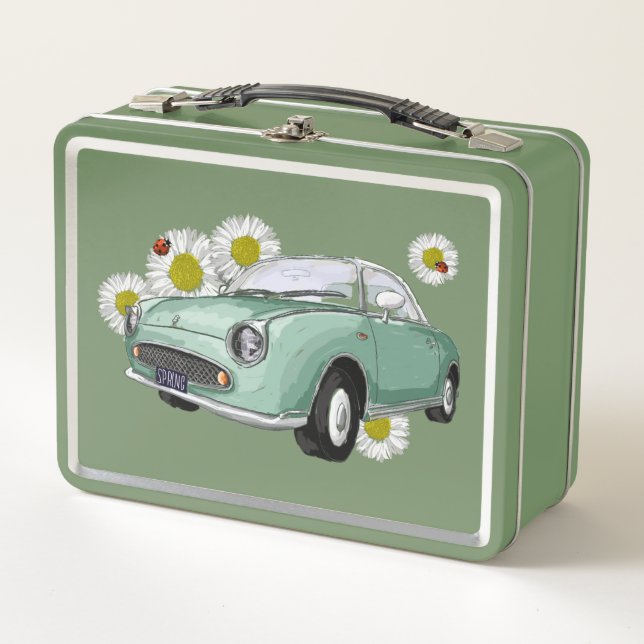 Emerald Green Figaro lunch box (Vorderseite)