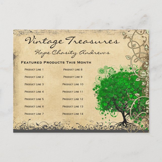 Emerald Green Heart Leaf Tree Save the Date Ankündigungspostkarte (Vorderseite)