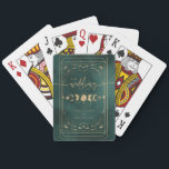 Emerald Green & Imitate Gold Tarot Celestial Weddi Spielkarten<br><div class="desc">Emerald Green & Imitate Gold Tarot Celestial Wedding Playing Cards</div>