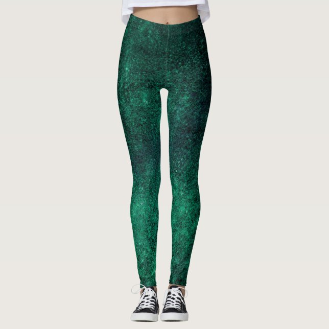 Emerald Green Leggings (Vorderseite)