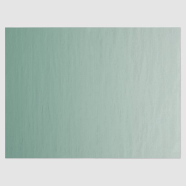 Emerald Green Ombre    Seidenpapier (Vorderseite)