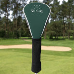 Emerald Green Personalisiert Monogram Golf Clubs Golf Headcover<br><div class="desc">Personalisieren Sie das Monogramm in klassischer Typografie,  um ein einzigartiges Golfgeschenk zu schaffen und für jeden Golfer zu behalten. Entwickelt von Thisisnotme©</div>