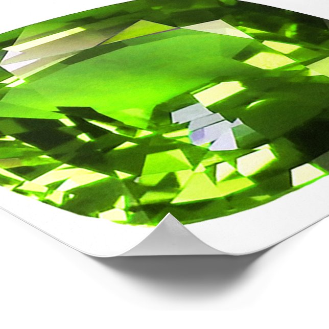 Emerald Green Poster (Ecke)