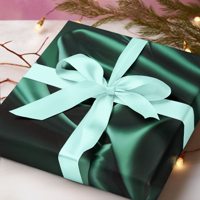 Emerald Green Satin Luxury Seidenpapier (Von Creator hochgeladen)