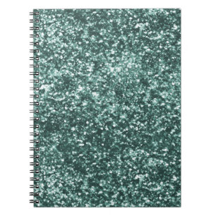 Emerald Green Sparkle Glitzer Notizblock