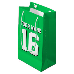 Emerald Green Sports Jersey Team Jersey Kleine Geschenktüte