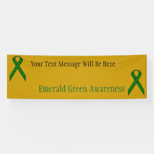 Emerald Green Standard Ribbon von Kenneth Yoncich Banner