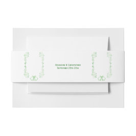 Emerald Green Wedding Einladung Bly Band Bells