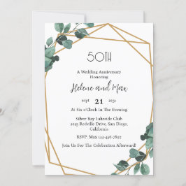 Emerald Greenery Einladungen zum Hochzeitstag