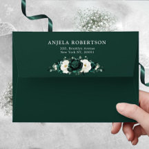 Emerald Greenery Eucalyptus White Floral Wedding