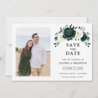 Emerald Greenery Eucalyptus White Floral Wedding