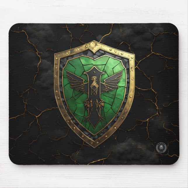Emerald Guardian Eagle Gaming  Mousepad (Vorne)