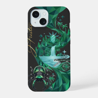 “Emerald Island Beetle – Nature Art
