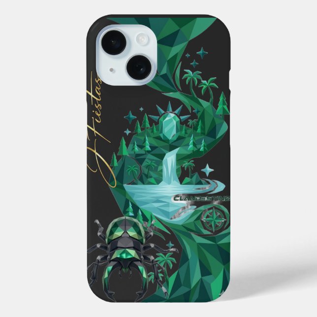 “Emerald Island Beetle – Nature Art  Case-Mate iPhone Hülle (Rückseite)