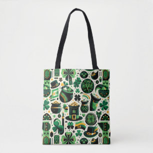 Emerald Isle Charm: Nahtloser St. Patrick's Day Pa Tasche