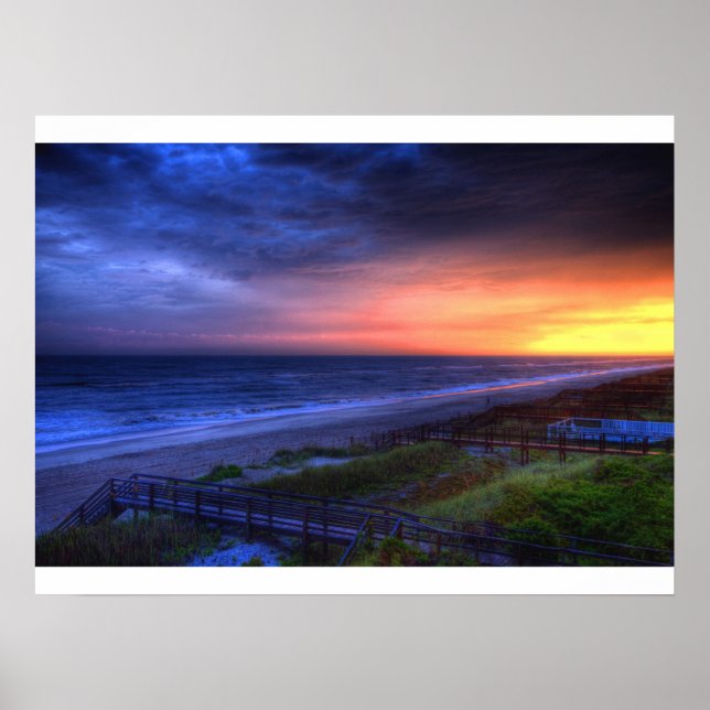 Emerald Isle Sunset Poster (Vorne)
