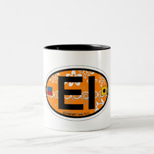 Emerald Isle. Zweifarbige Tasse