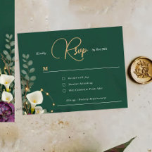 Emerald & Ivory Botanical Elegance Wedding