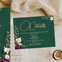 Emerald & Ivory Botanische Eleganz Hochzeit