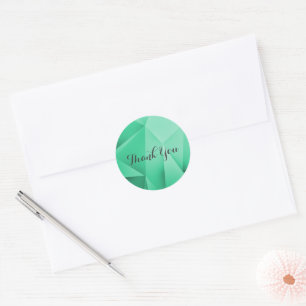 Emerald Jewel Tones Danke an Stickers