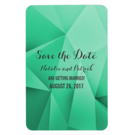 Emerald Jewel Tones Save the Date Flexi Magnet