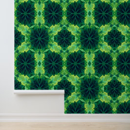 Emerald Kaleidoskop: tropische Symmetrie Tapete