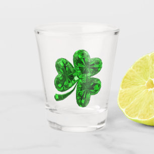 Emerald-Kleeblatt Schnapsglas