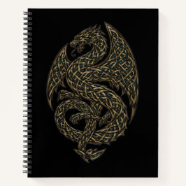 Emerald Knot Dragon  Notizbuch