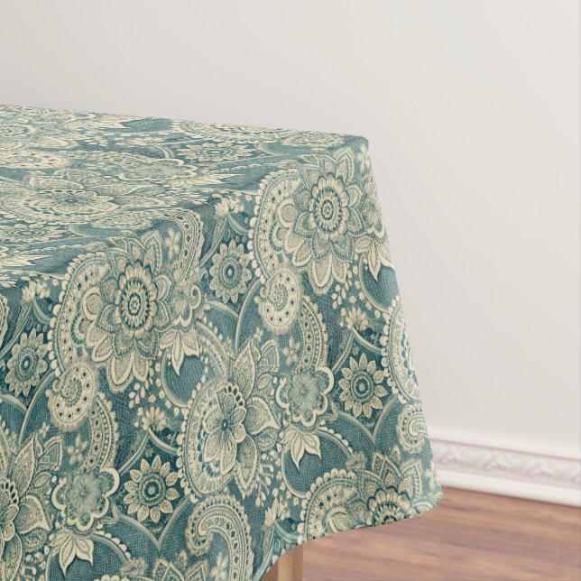 Emerald Lace Medallion Tischdecke (Beispiel)