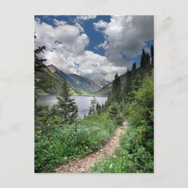 Emerald Lake 3 - Weminuche Wilderness - Colorado Postkarte (Vorderseite)