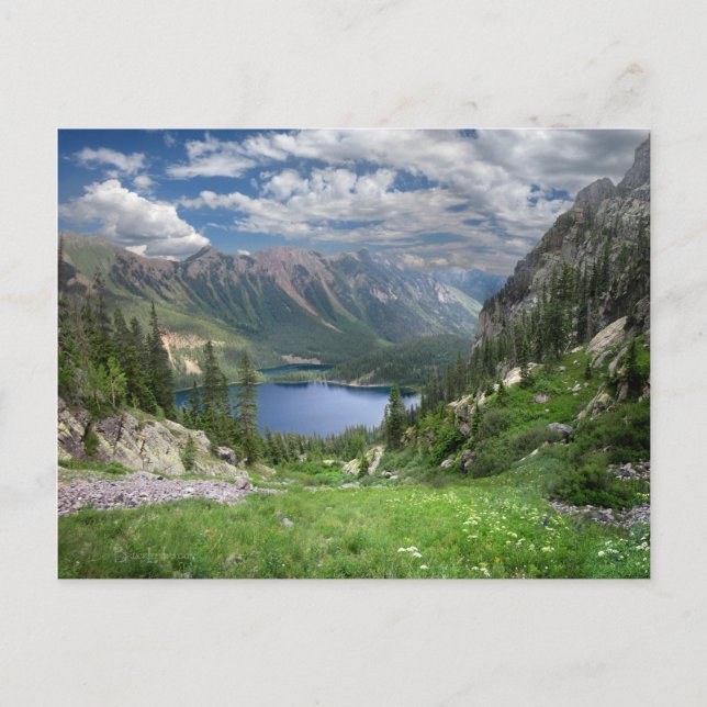 Emerald Lakes 2 - Weminuche Wilderness - Colorado Postkarte (Vorderseite)