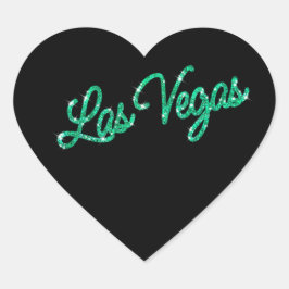 Emerald Las Vegas Glitzern Sticker