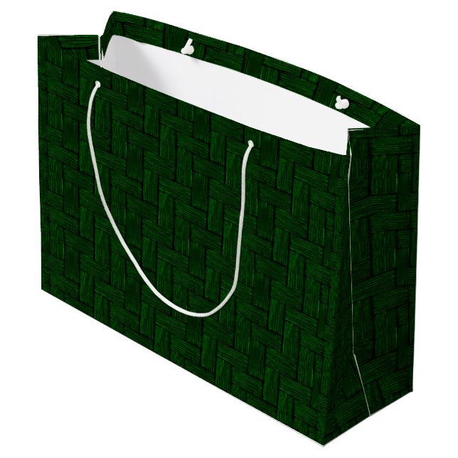 Emerald Lincoln Logs Sac cadeau (Dos Angle)