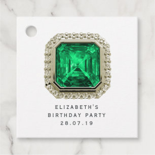 Emerald May Birthstone Geschenkanhänger
