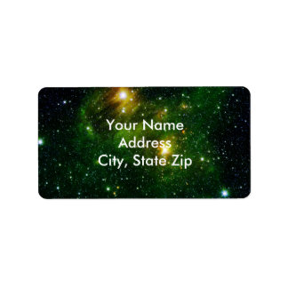 Emerald Nebula Adressaufkleber