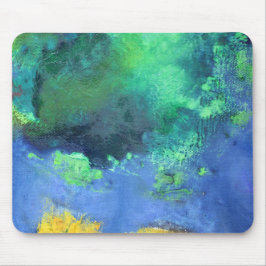 Emerald Ocean Seescape in Aquamarine Mousepad