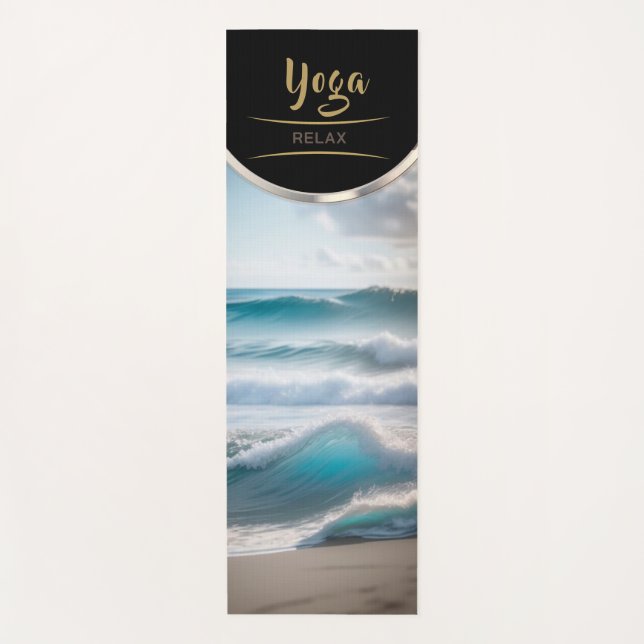Emerald Ocean - Yoga Mat Yogamatte (Vorderseite)