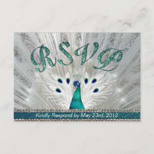 Emerald Peacock UAWG RSVP Karte