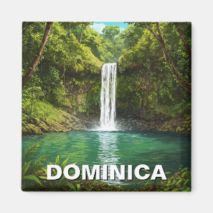 Emerald Pool Dominica Magnet