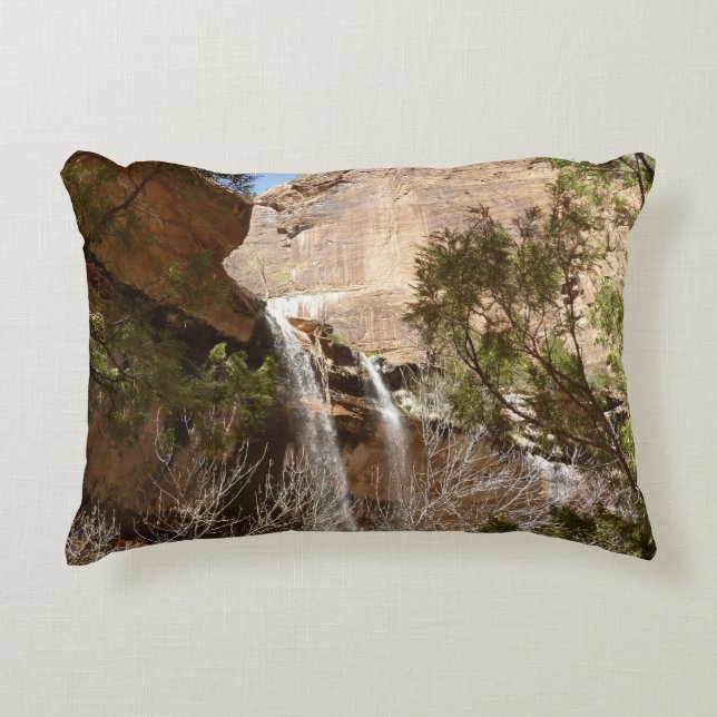 Emerald Pool Falls I aus dem Zion National Park Dekokissen (Vorderseite)