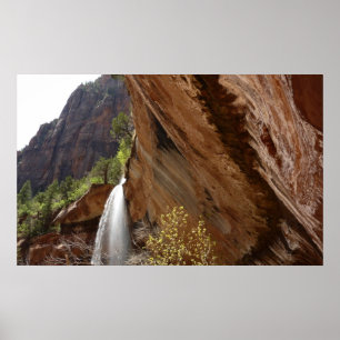 Emerald Pool Falls III aus dem Zion-Nationalpark Poster