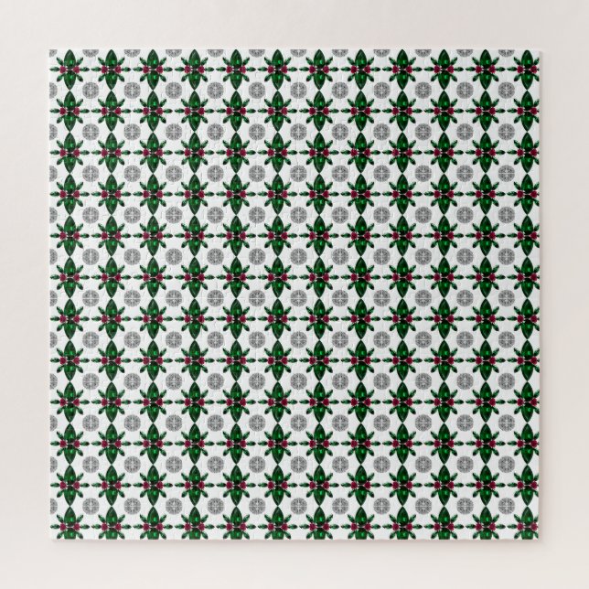 Emerald Ruby Diamond Gemstone Art Red Green (Vertikal)