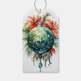 Emerald & Ruby Radiation: Eine Fusion rot & grün Geschenkanhänger