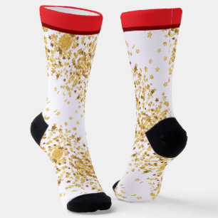 Emerald Smiple Süßer Weihnachtsmann Socken
