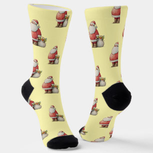 Emerald Smiple Süßer Weihnachtsmann Socken