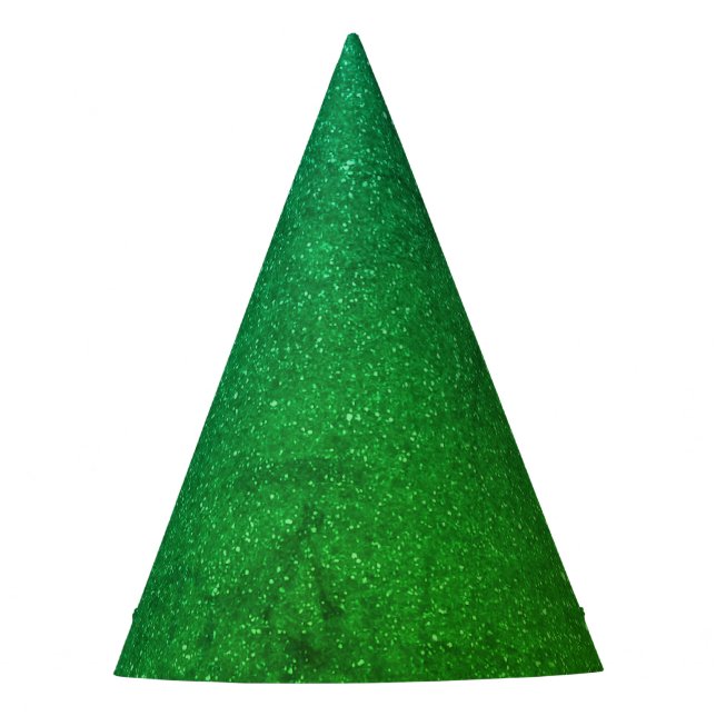 Emerald Spark Party Hat - Anpassbar und elegant Partyhütchen (Vorderseite)