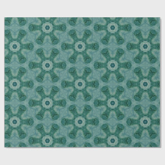 Emerald Sternexplosion Kaleidoscope Geschenkpapier