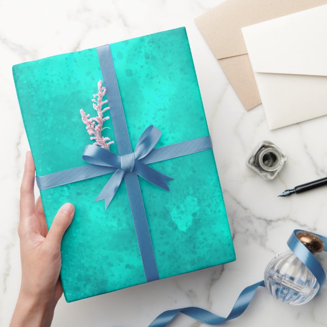 Emerald Storm Wrapping Paper Geschenkpapier (Schenken)