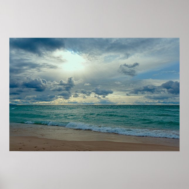 Emerald Sunset Poster (Vorne)